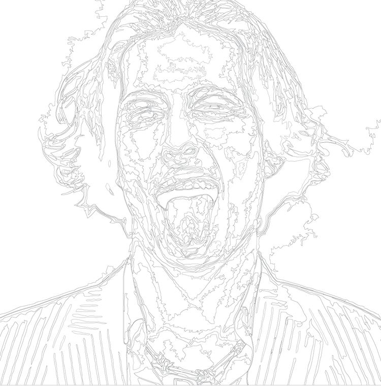 Картина по номерам «Группа Maneskin Манескин: Дамиано Давид» — картинка 3