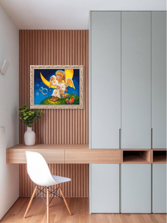 Картина по номерам «Мыльные пузыри» — картинка 6