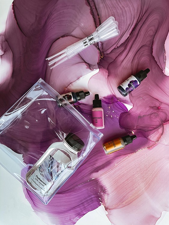 Сет алкогольных чернил № 1, Kamenskaya Ink — картинка 2