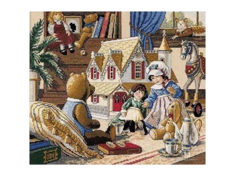 Набор для вышивания «Кукольный домик»