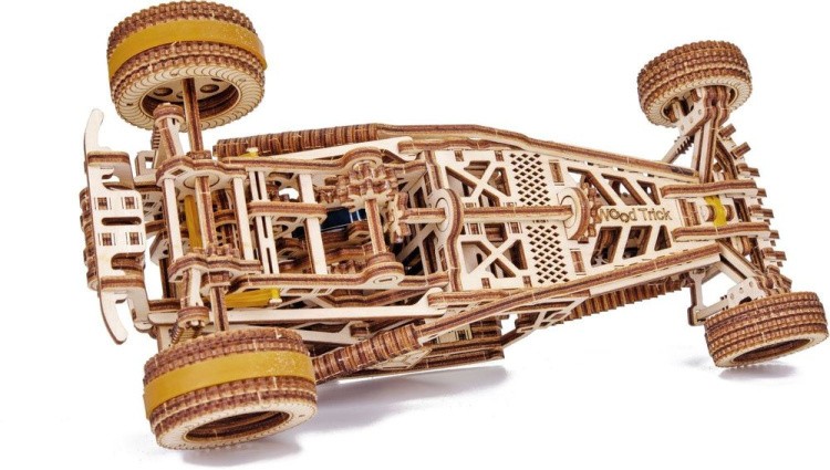 Механическая сборная модель из дерева «Безумный Багги», Wood Trick — картинка 5