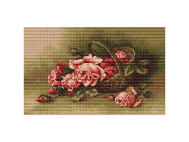 Набор для вышивания «Корзина с розами»