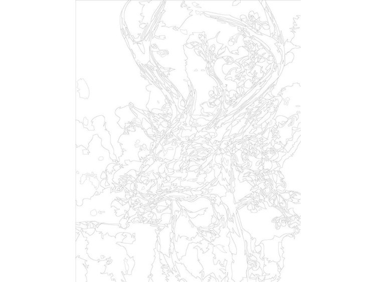 Картина по номерам «Необыкновенный олень» — картинка 3