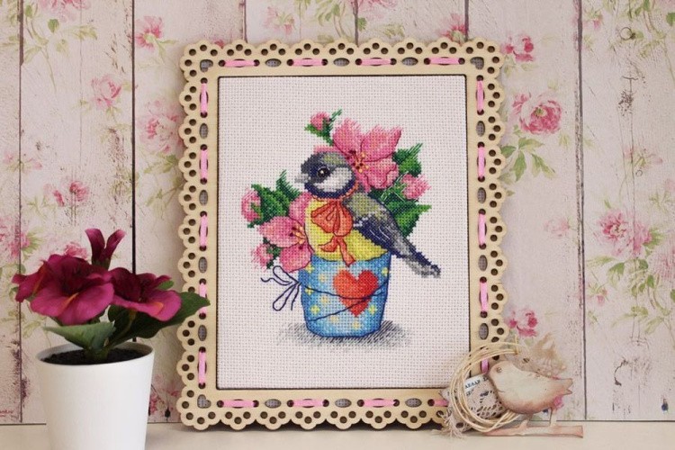 Набор для вышивания «Весенняя синичка» — картинка 2