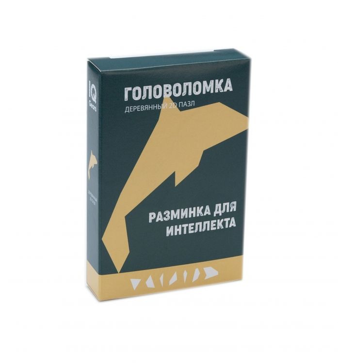 Головоломка деревянная Дельфин, 7 элементов — картинка 2