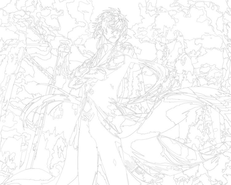 Картина по номерам «Genshin Impact Геншин Импакт: Чжун Ли 2» — картинка 3