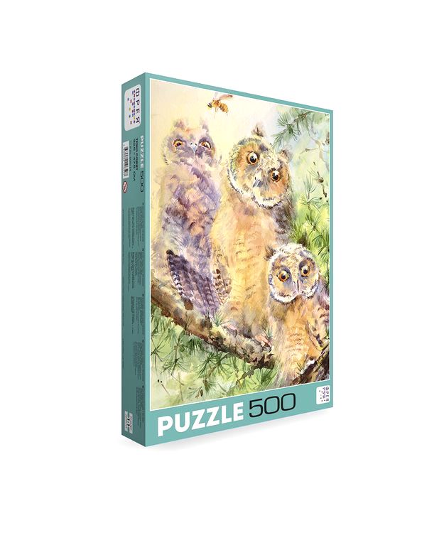 Пазлы «Трио совят» — картинка 2