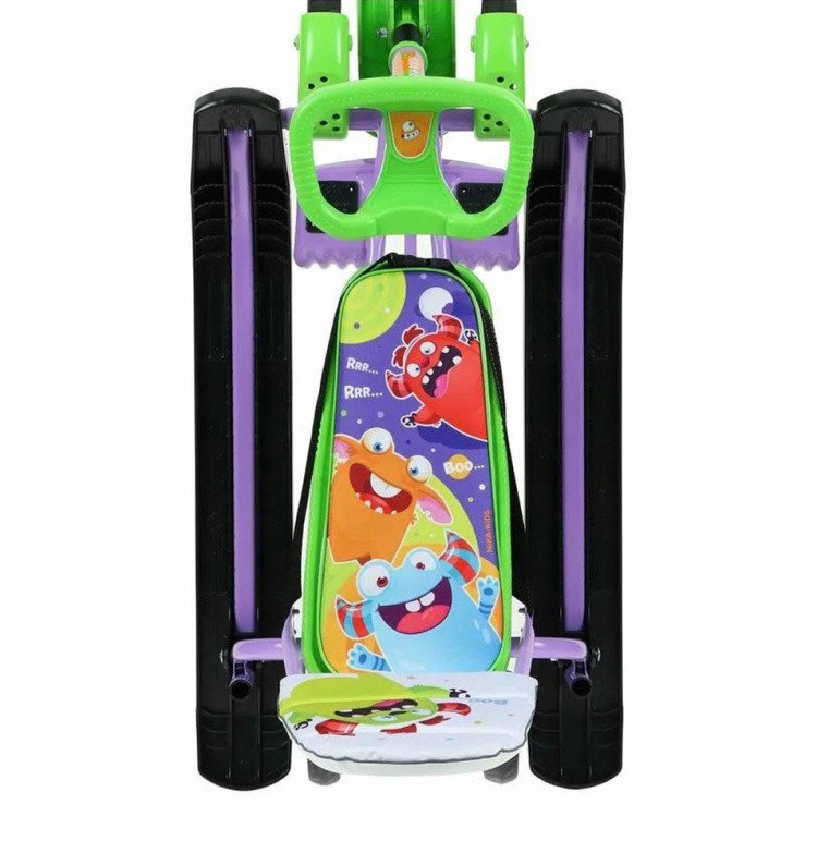 Снегокат детский со спинкой Тимка спорт 6 с Монстриками — картинка 7