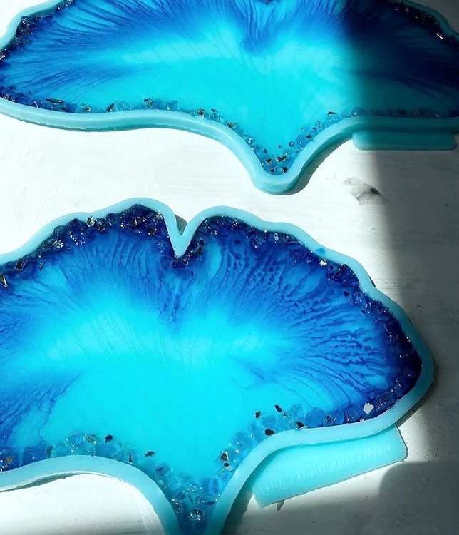 Силиконовая форма листок «Гингко», модель №50 размер S — картинка 6