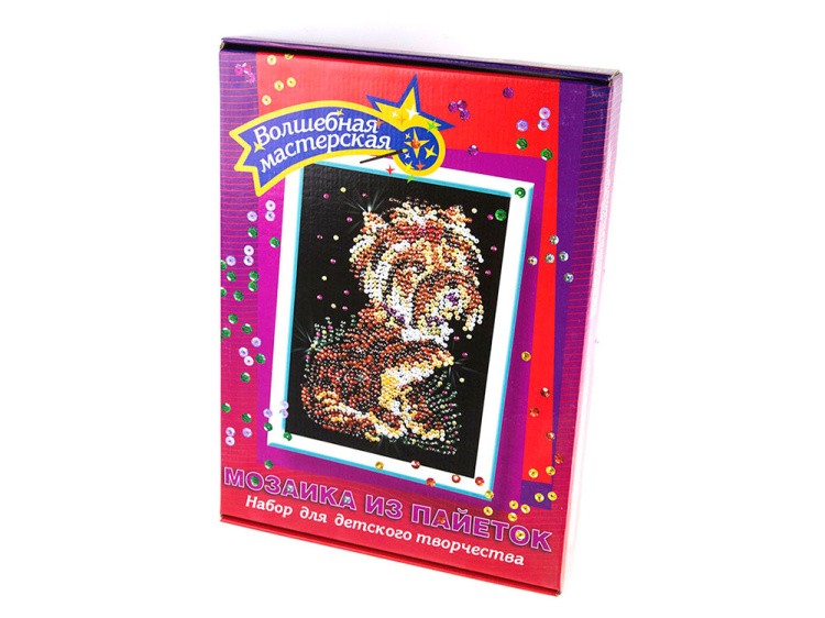 Мозаика из пайеток «Терьер» — картинка 3