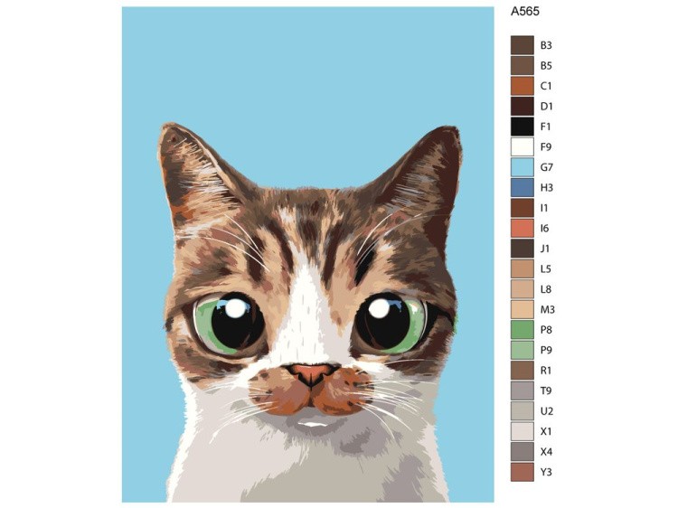 Картина по номерам «Борис» — картинка 2