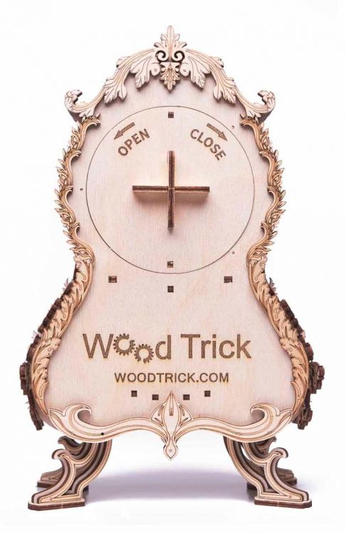 Конструктор из дерева «Винтажные часы», Wood Trick — картинка 6