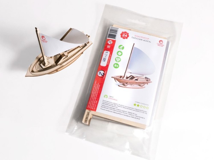 Конструктор из дерева «Парусник Юнга» — картинка 5