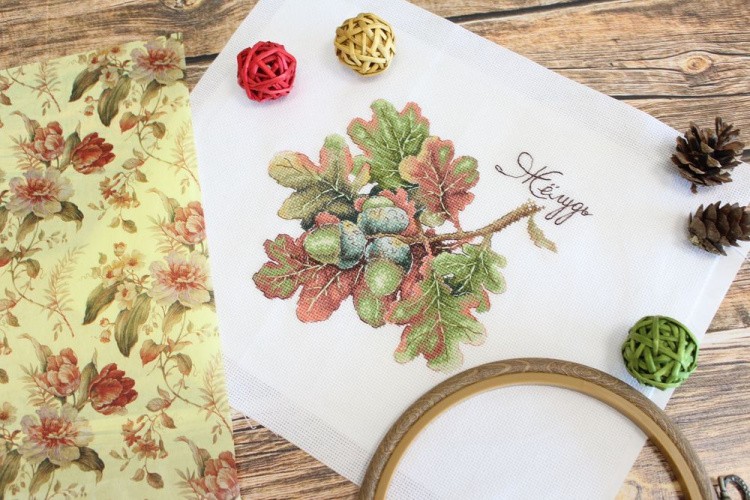 Набор для вышивания «Дары природы. Желудь» — картинка 3