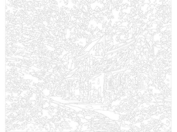 Картина по номерам «Загородная усадьба» — картинка 3