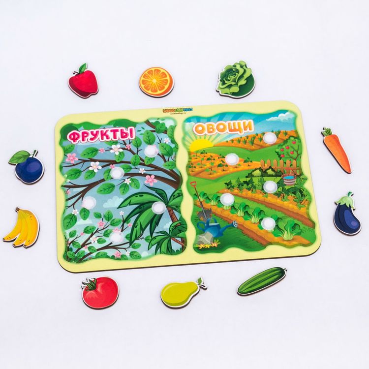 Сортер «Какая разница? Фрукты-овощи» — картинка 2
