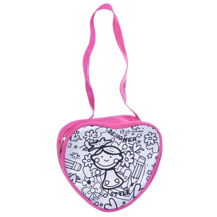 Сумка для раскрашивания Bondibon, сердечко — картинка 2