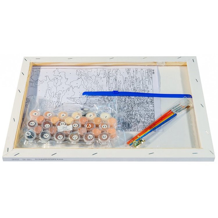 Картина по номерам «По водной глади» — картинка 3