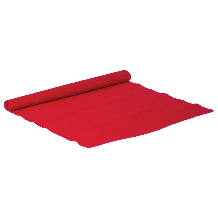 Бумага гофрированная (креповая), 110 г/м2, красная, 50х250 см, ОСТРОВ СОКРОВИЩ — картинка 2