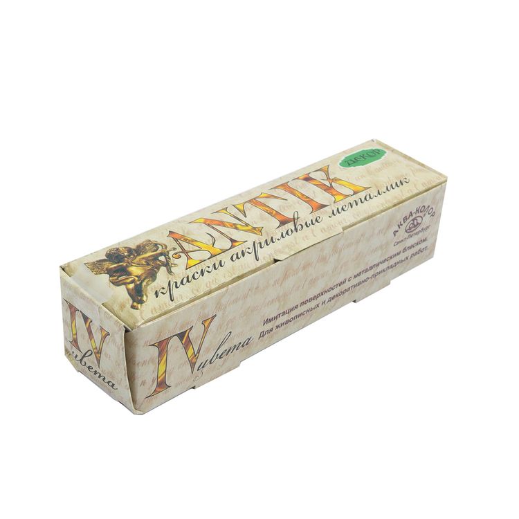 Набор акриловой краски Аква-колор «Декор» Антик  4 цвета,  60 мл — картинка 2