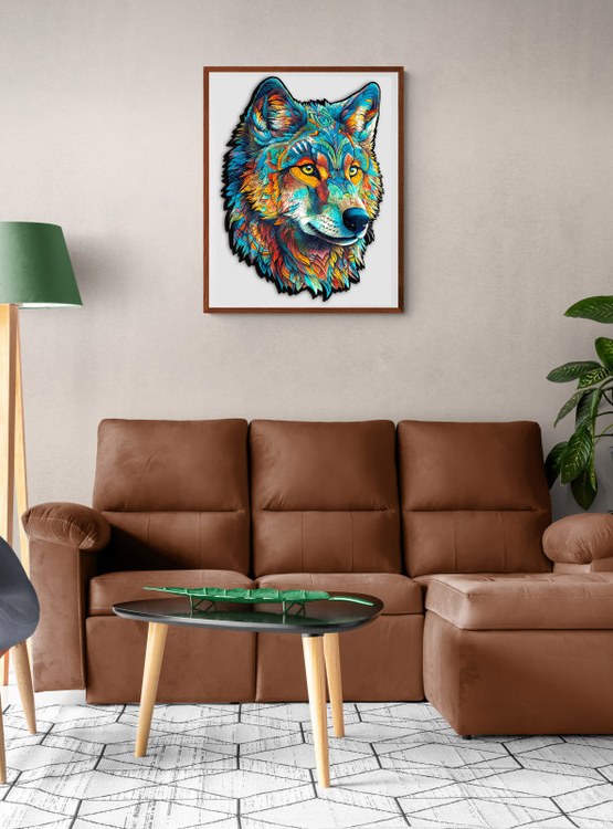 Деревянные пазлы «Бесстрашный Волк S», Woodbests — картинка 8