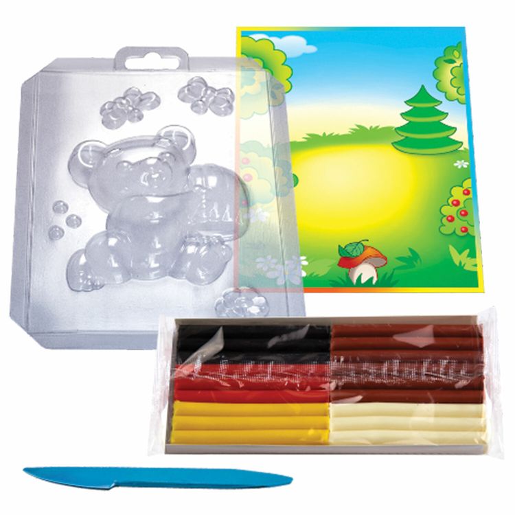 Картина из пластилина «Домашние игры» — картинка 2