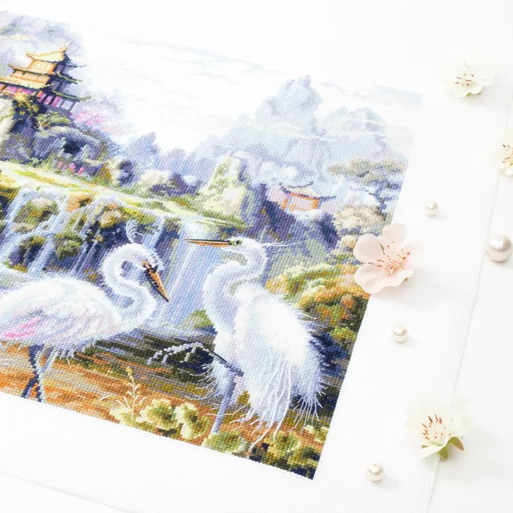 Набор для вышивания «Безмятежное утро» — картинка 3