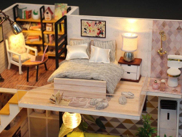 Набор для создания миниатюры (румбокс) «Скандинавский Лофт» — картинка 3