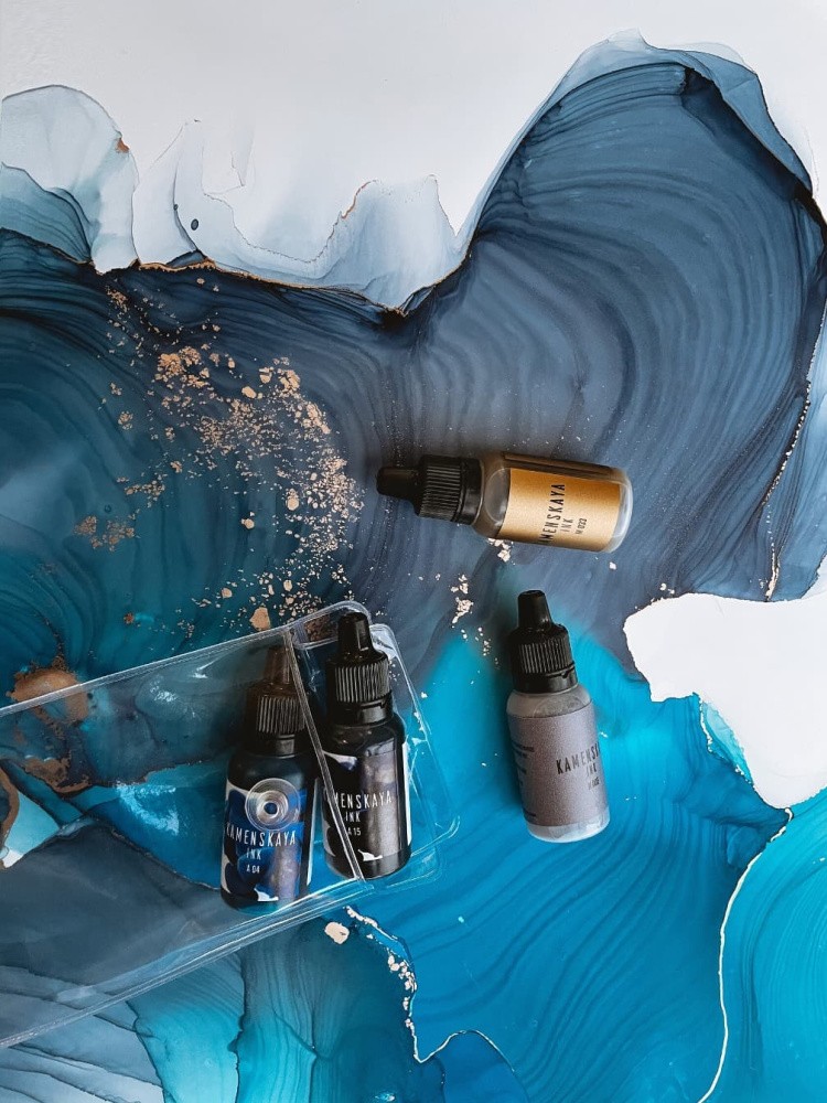 Сет алкогольных чернил № 13, Kamenskaya Ink — картинка 2