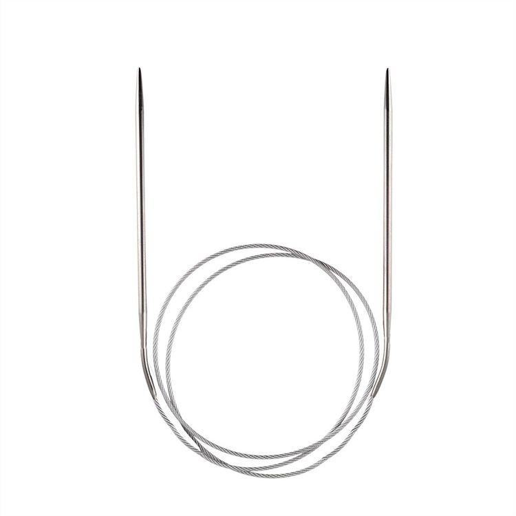 Спицы круговые с металлической леской, металл, d 3.0 мм, 80 см — картинка 2