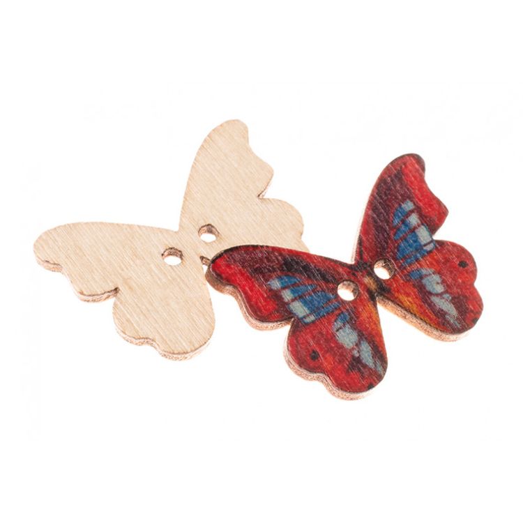 Пуговицы декоративные «Бабочки микс», 25 шт., 2,5-3 см — картинка 9