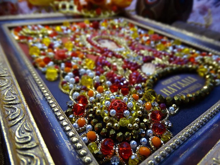 Набор вышивки хрустальными камнями «Святая Наталия» — картинка 5