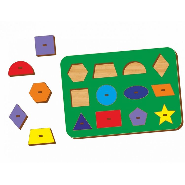 Рамки-вкладыши М.Монтессори «Геометрия» — картинка 3