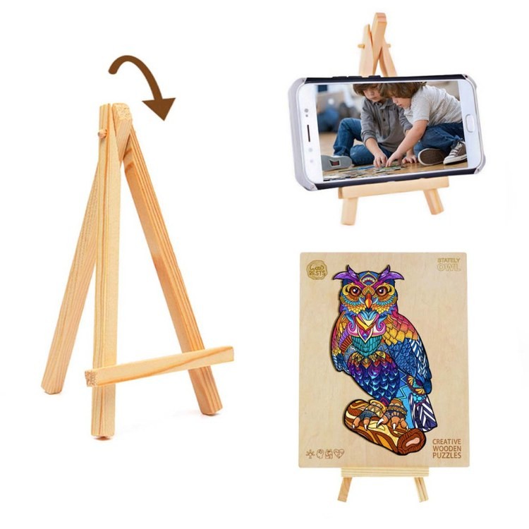 Деревянные пазлы «Величественная Сова L», Woodbests — картинка 6