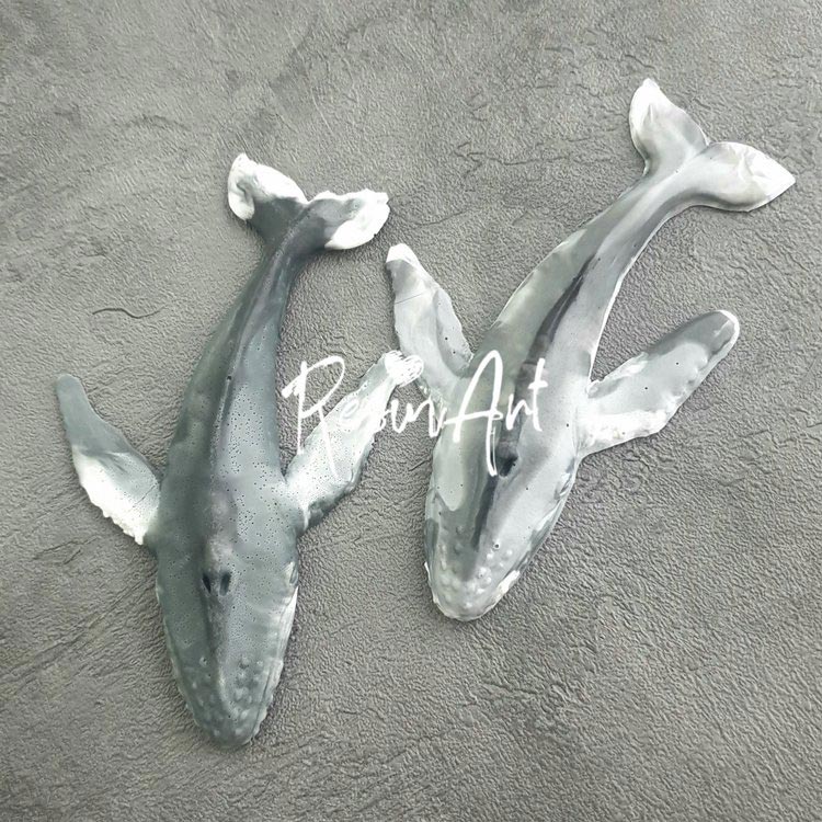 Кит 3D - Силиконовый молд, ResinArt — картинка 5