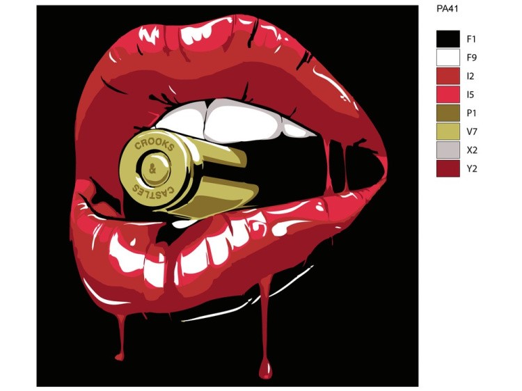 Картина по номерам «Crooks & Castles» — картинка 2