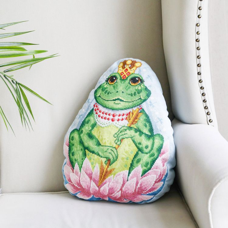 Набор для вышивания «Подушка. Царевна-лягушка» — картинка 2