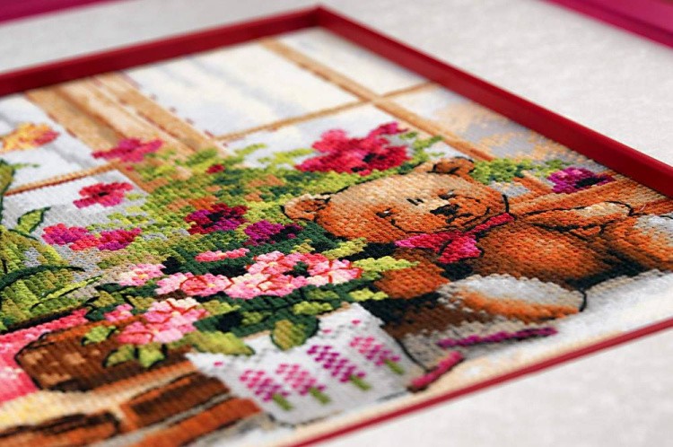 Набор для вышивания «Нарциссы на окошке» — картинка 3