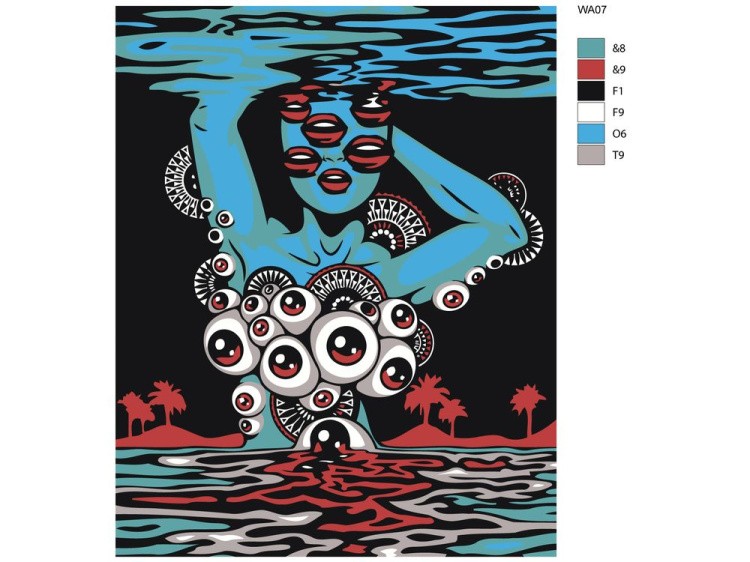 Картина по номерам «Видение» — картинка 2