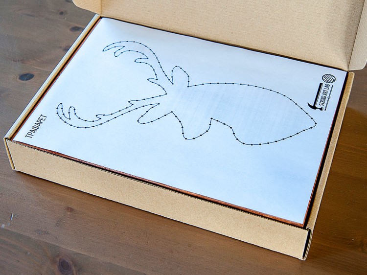 Набор для творчества STRING ART «Олень» — картинка 3