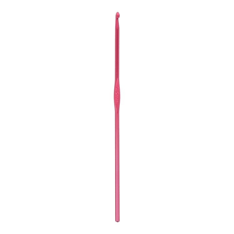 Крючок для вязания красный, металл, 3,5 мм, 15 см, Gamma