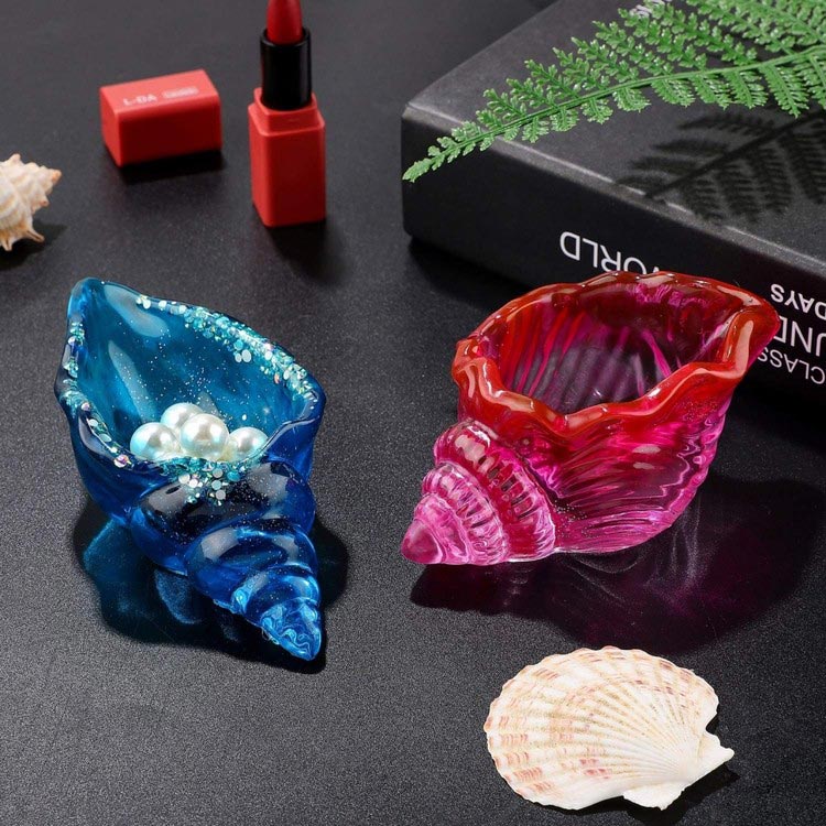 Силиконовый молд - Морская ракушка, 11х6,4 см, 1 шт. — картинка 5