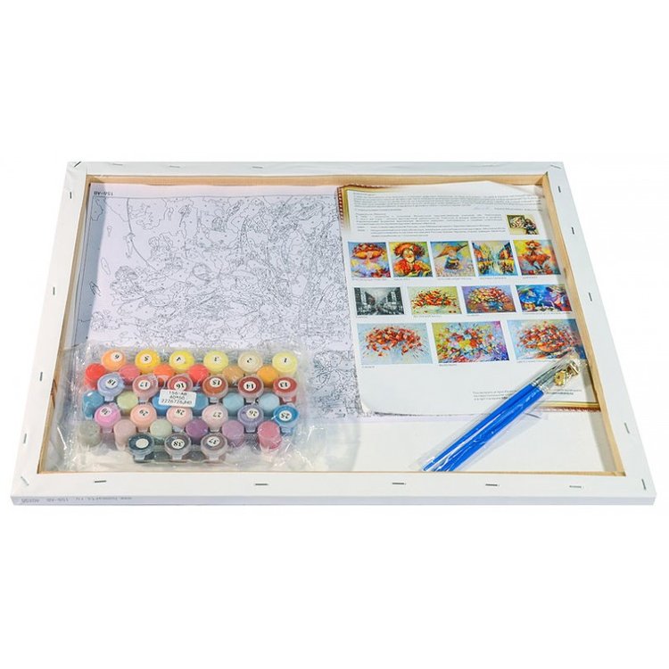 Картина по номерам «Танец красного фламинго» — картинка 3