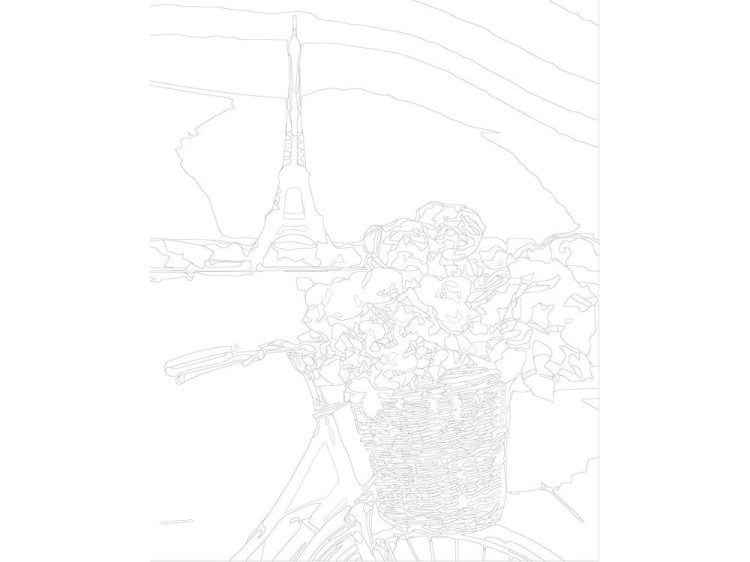 Картина по номерам «В Париже» — картинка 3