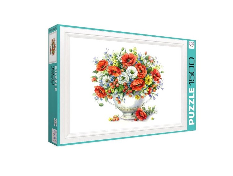 Пазлы «Букет с маками» — картинка 2