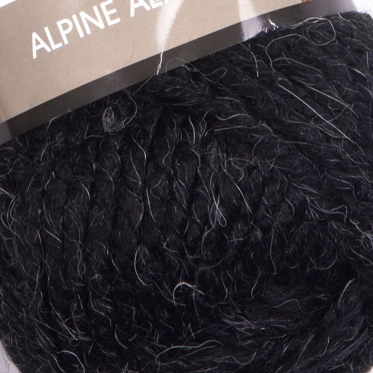 Пряжа YarnArt Alpine Alpaca (439), черный, 5 шт. по 150 г — картинка 2