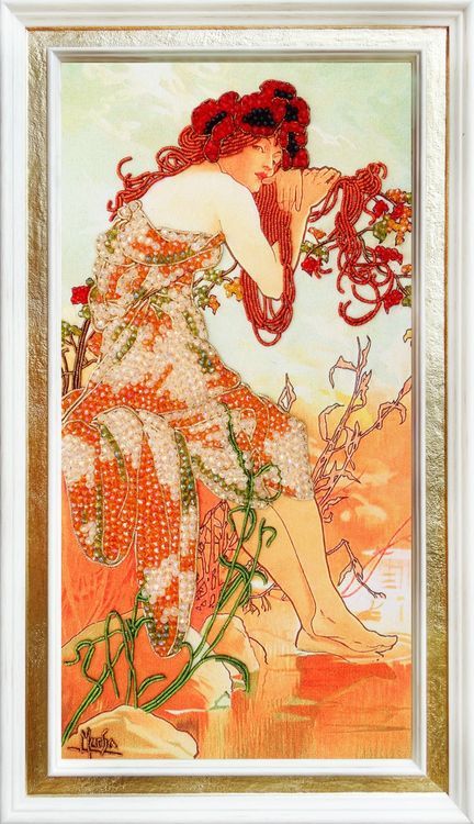 Набор вышивки хрустальными камнями «Лето» — картинка 2