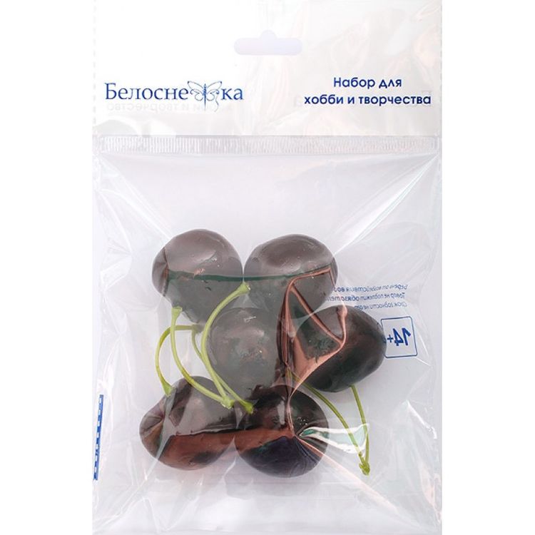 Декоративные элементы «Ягоды черешни», 8 шт. — картинка 2