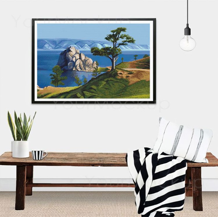 Алмазная вышивка «Величие Байкала» — картинка 2