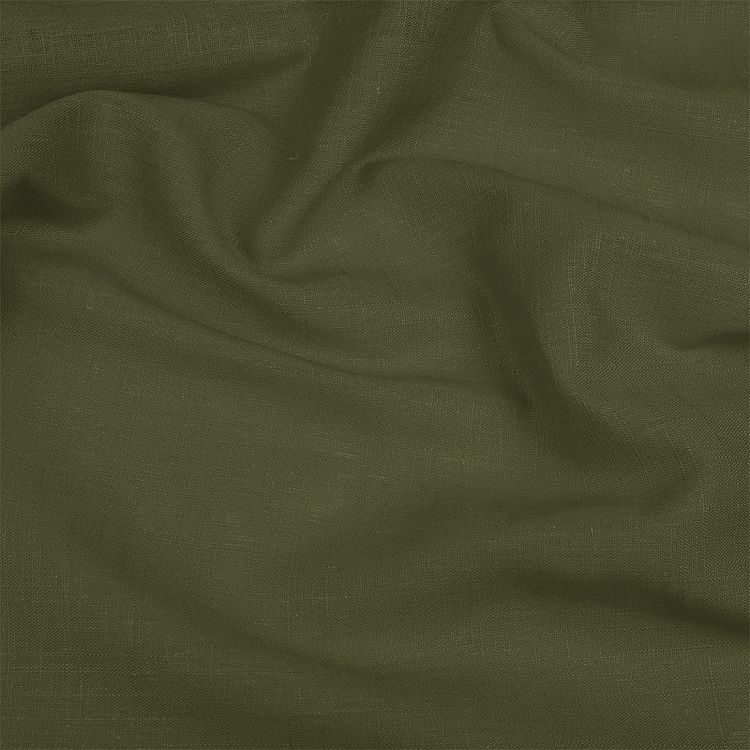 Ткань льняная, 1 м x 140 см, 190 г/м², цвет: полынь, TBY — картинка 3